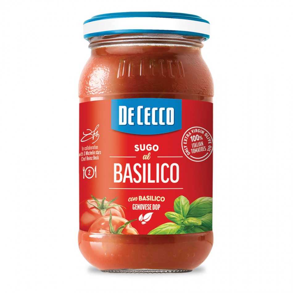Σάλτσα με Βασιλικό De Cecco 