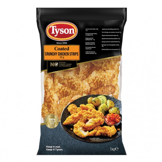 Τραγανές λωρίδες κοτόπουλου (35 g) Tyson