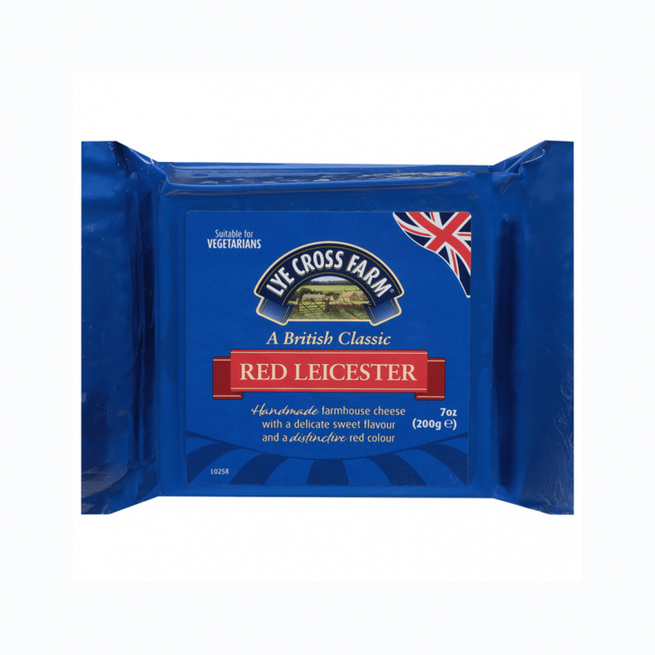 Cheddar Red Leicester Lye Cross Farm 