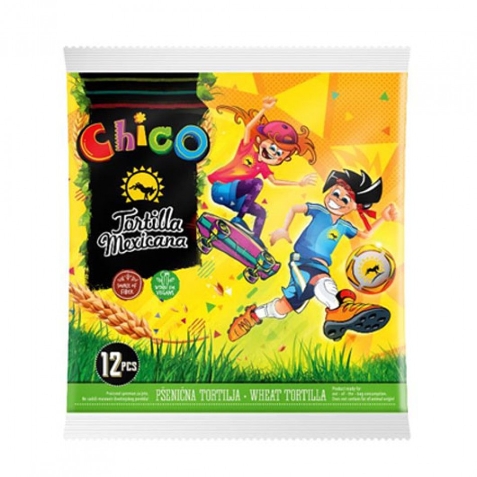 Chico Πίτες Τορτίγια 15 cm από σιτάλευρο (12 πίτες) Tortilla Mexicana