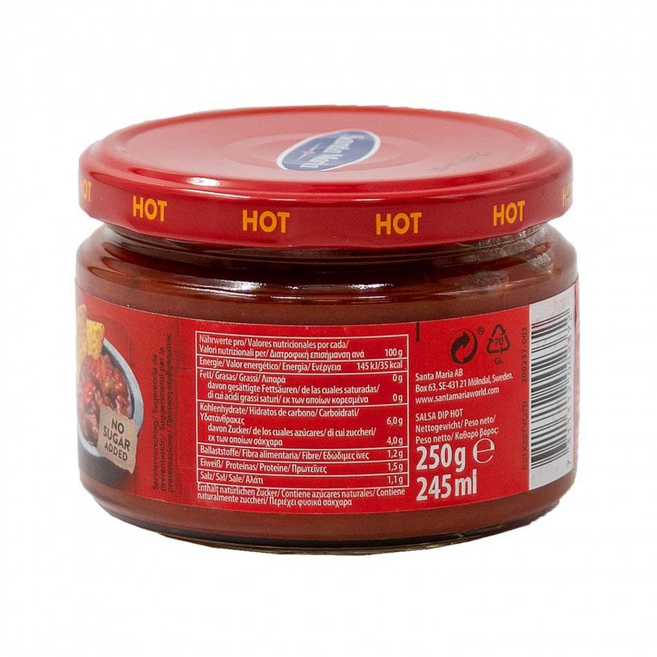 Salsa Dip Καυτερή Santa Maria