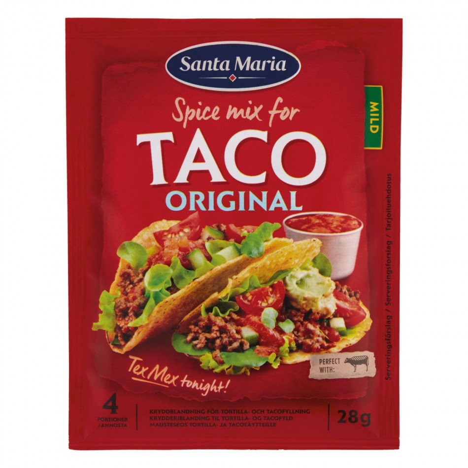 Taco Seasoning Mix Santa Maria