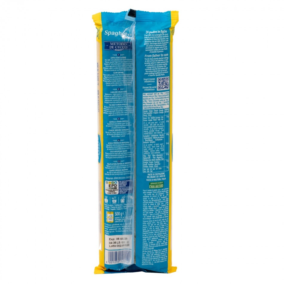 Ζυμαρικά Spaghetti no. 12 De Cecco