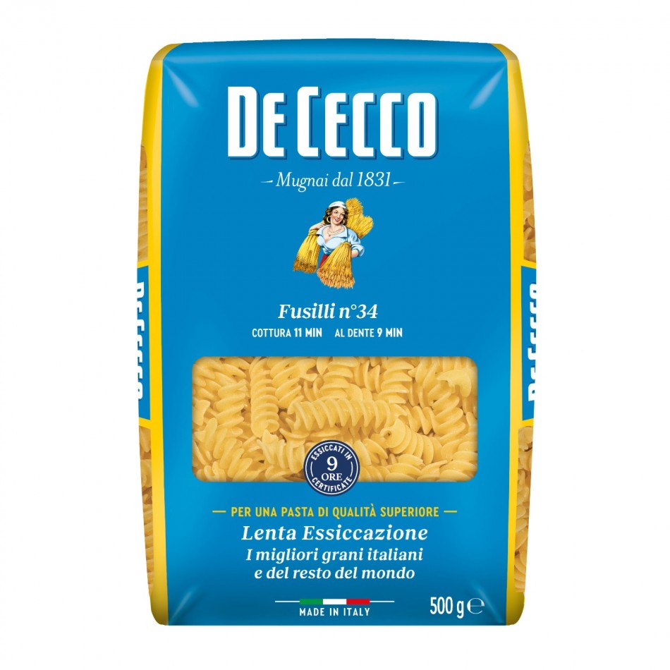 Ζυμαρικά Fusilli no. 34 De Cecco