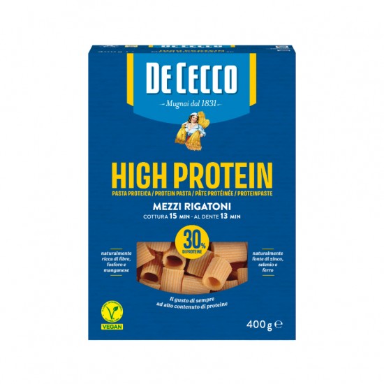 Mezzi Rigatoni με υψηλή πρωτεΐνη De Cecco