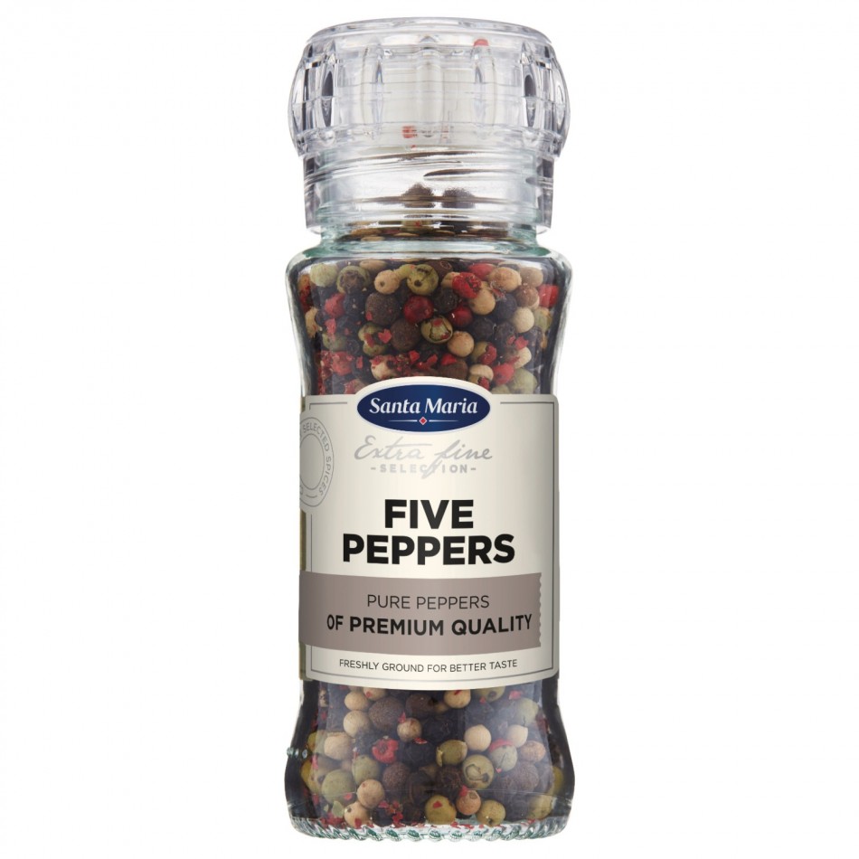 Five Peppers MIΓΜΑ 5 ΠΙΠΕΡΙΩΝ ΣΕ ΜΥΛΟ Santa Maria