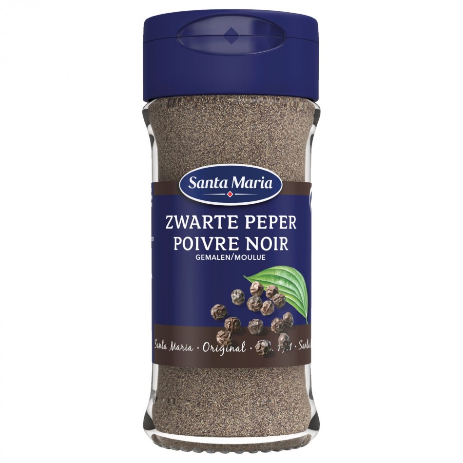 Black Pepper Ground ΤΡΙΜΜΕΝΟ ΜΑΥΡΟ ΠΙΠΕΡΙ Santa Maria