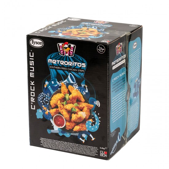 Προψημένο Φιλέτο Κοτόπουλου πανέ Meteoritos (30-40 g) Cubox 