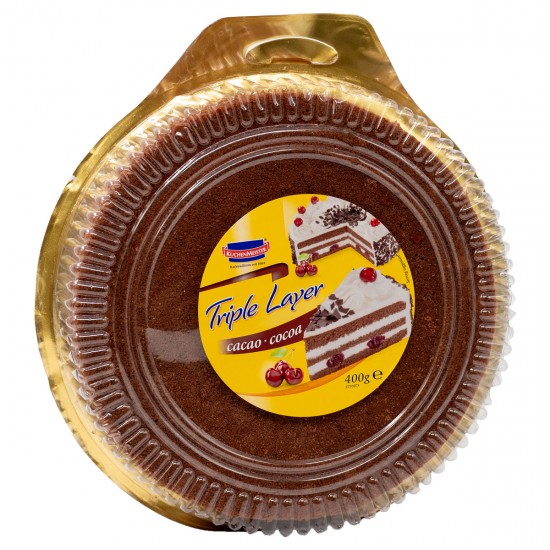Τριπλή βάση με κακάο για τούρτα Kuchenmeister