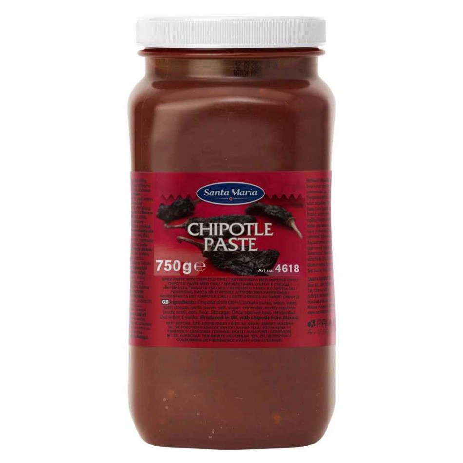 Πάστα Καπνιστής Πιπεριάς Χαλαπένιο (Chipotle) Santa Maria