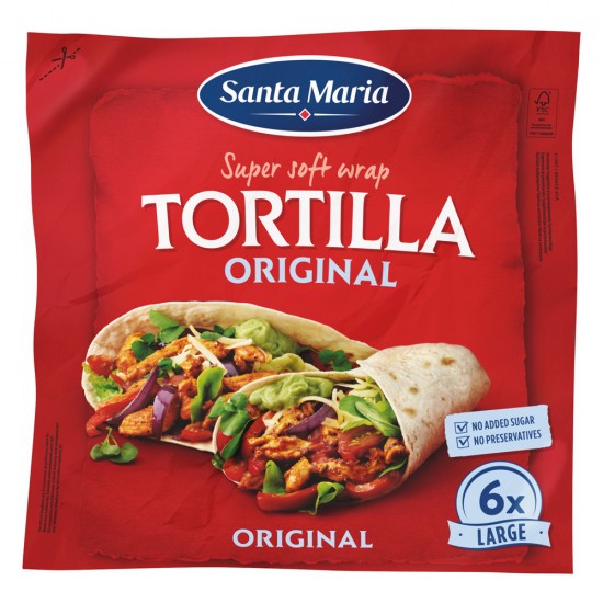 Santa Maria Wheat Flour Tortillas Large 