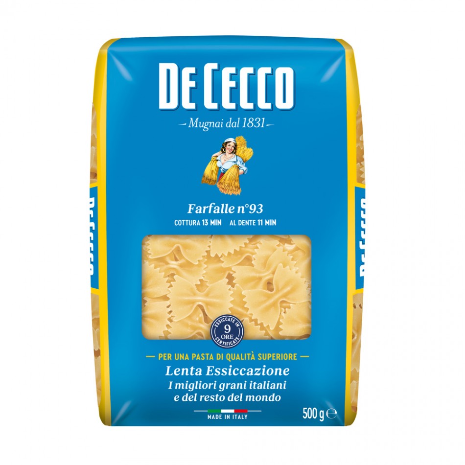 Ζυμαρικά Farfalle no. 93 De Cecco 