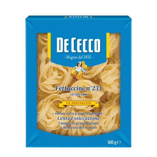 Ζυμαρικά Fettuccine no. 233 De Cecco 