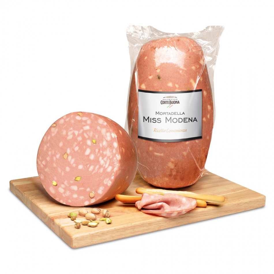 Corte Buona Mortadella Miss Modena with Pistachios 