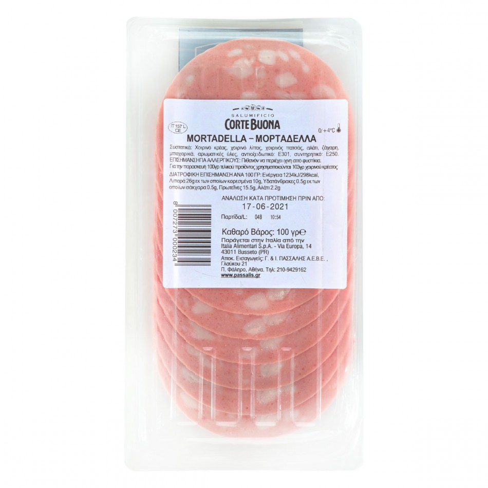 Corte Buona Mortadella Slices 