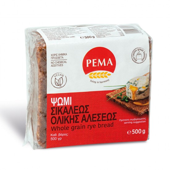 Ψωμί σικάλεως  ολικής άλεσης Pema 