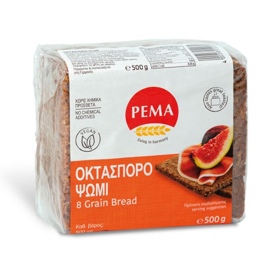 Ψωμί οκτάσπορο  Pema 