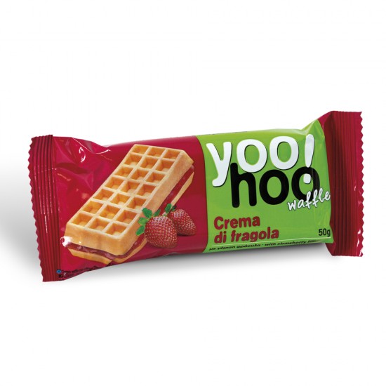 Βάφλα με γέμιση φράουλα Yoo-hoo 