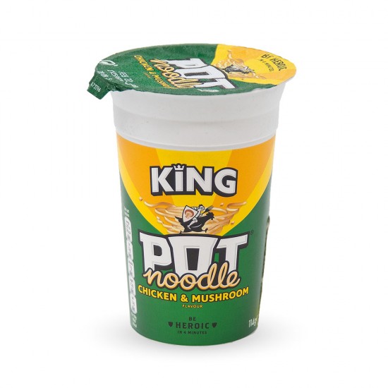 Noodles Κοτόπουλο - Μανιτάρια King Pot Noodle 
